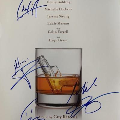 The Gentlemen cast signed mini movie poster