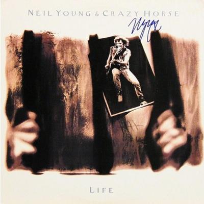 Neil Young signed "Life" album 