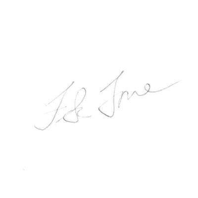 MLB Frank Torre original signature