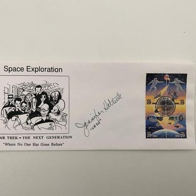 Star Trek: The Next Generation Jennifer Hetrick
signed cover