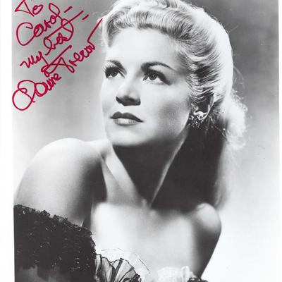 Claire Trevor signed photo