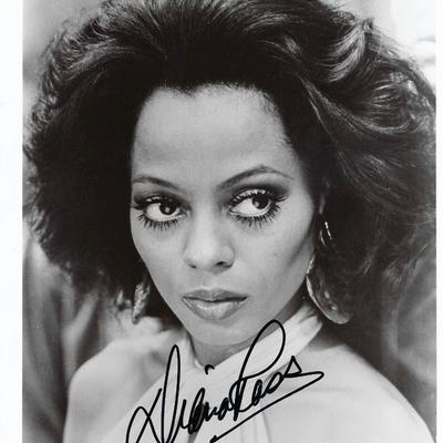  Diana Ross signed movie photo 