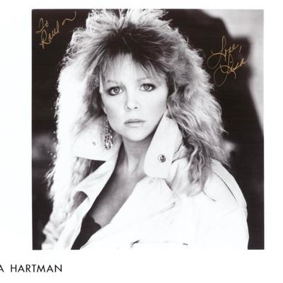 Knots Landing Lisa Hartman signed photo