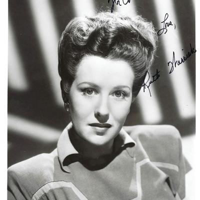 Soap Opera star Ruth Warrick signed photo