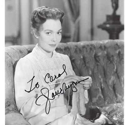 Jane  (Wyman) Reagan signed movie photo