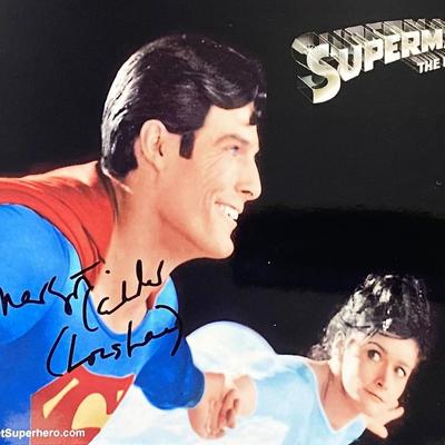 Superman Margot Kidder signed movie photo