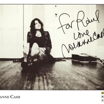 Rosanne Cash signed photo