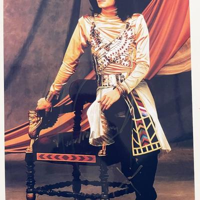 Michael Jackson signed photo