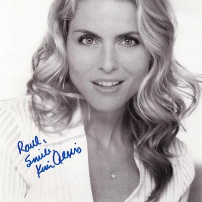 Sports Illustrated Kim Alexis signed photo