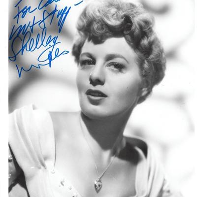 Shelley Winters signed photo