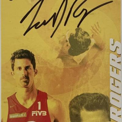 Todd Rogers signed card