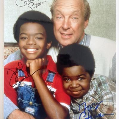 Diff'rent Strokes cast signed photo