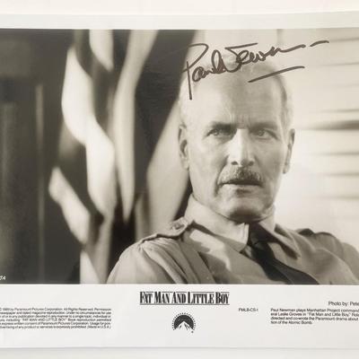 Paul Newman signed photo