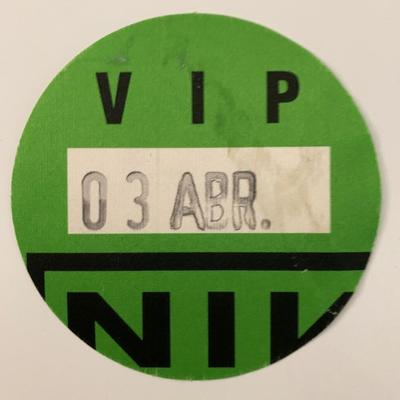 Nine Inch Nails VIP Backstage Pass