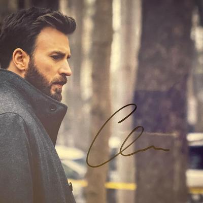 Chris Evans signed movie photo