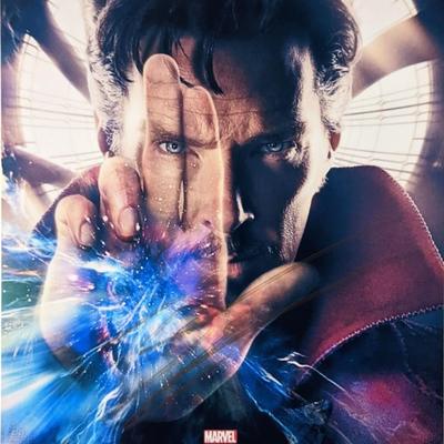 Doctor Strange Benedict Cumberbatch signed movie photo