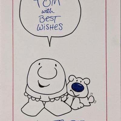 Ziggy Tom Wilson signed sketch 