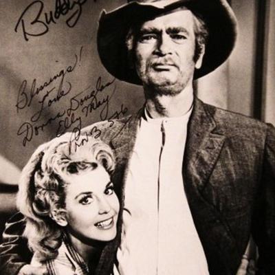 Buddy Ebsen and Donna Douglas signed promo photo 