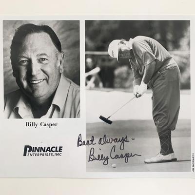 Billy Casper Signed Photo