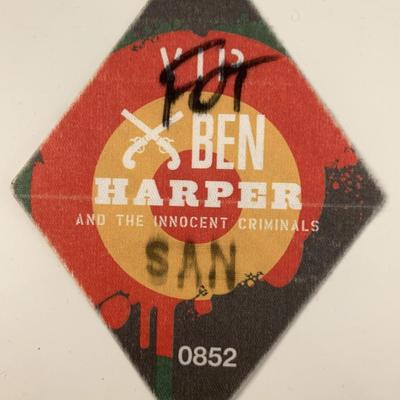 Ben Harper and The Innocent Criminals VIP Pass
