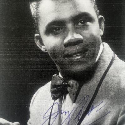 Jimmy Ruffin signed photo 