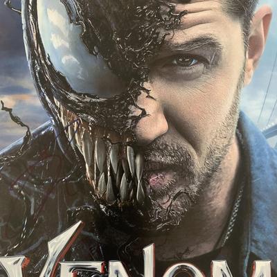 Venom Tom Hardy signed mini movie poster