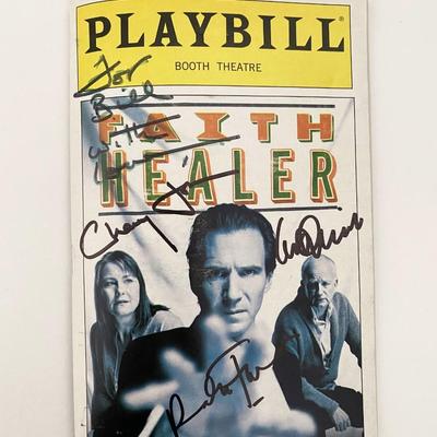 Faith Healer signed Playbill