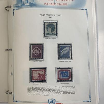 White Ace Historical Postage Stamp Album Of The United Nations