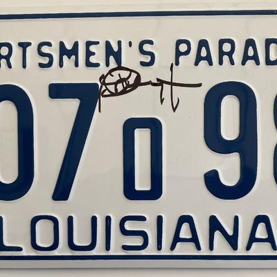 Jaws Richard Dreyfuss signed license plate 