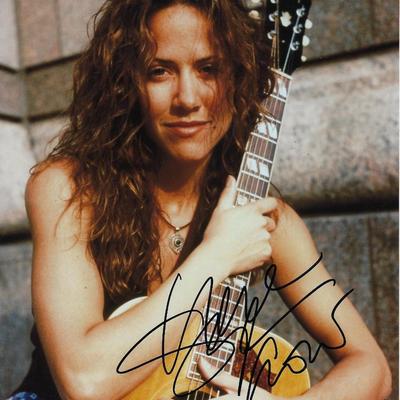Sheryl Crow signed photo. GFA Authenticated