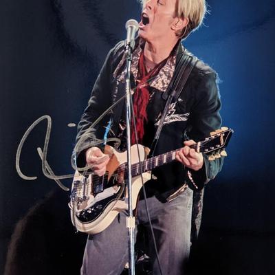 David Bowie signed photo