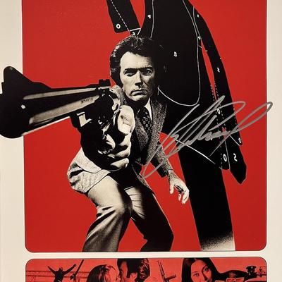 Dirty Harry Clint Eastwood signed photo