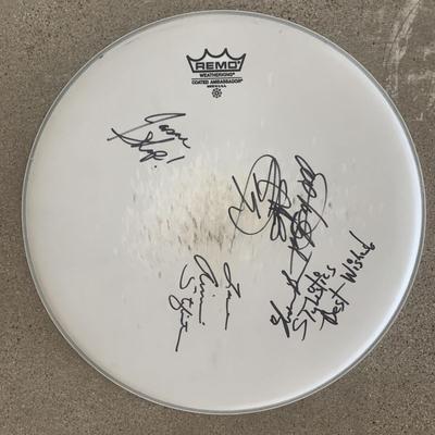 The Stylistics signed drum head