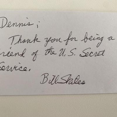 Author Bill Skiles original signature