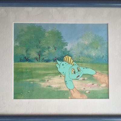 Dink, The Little Dinosaur Framed Animation Cel
