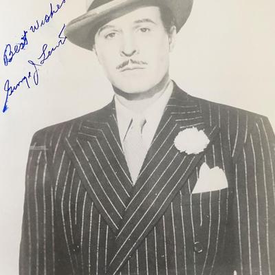 Zorro George J. Lewis signed photo