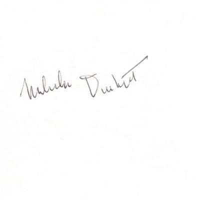 Mahlon Duckett signed print.