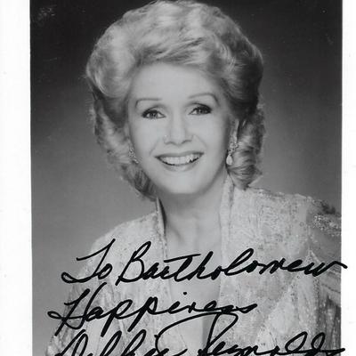 Debbie Reynolds signed photo