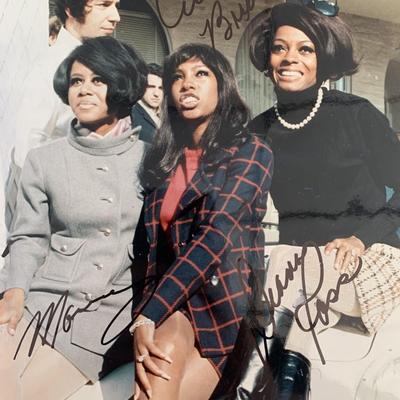 The Supremes signed photo