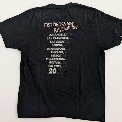 Lenny Kravitz It Is Time for a Love Revolution 2008 T-Shirt