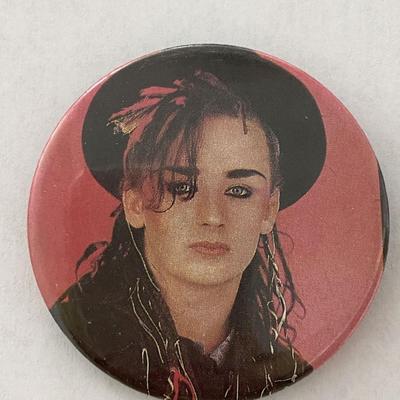 Culture Club Boy George concert pin