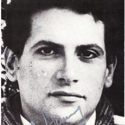 Harvey Fierstein signed postcard
