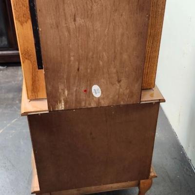 Large wood Jewelry Armoire