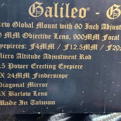 New in box Galileo Telescope Glodal Scopes
