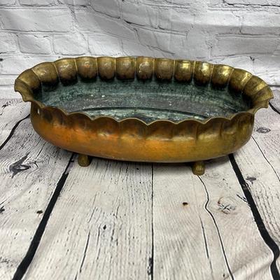 Very Collectible! Egidio Casagrande Borgo Brass Planter