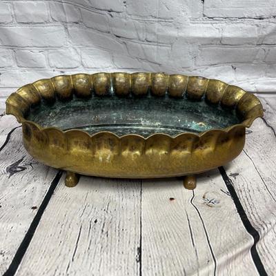 Very Collectible! Egidio Casagrande Borgo Brass Planter