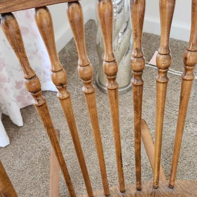 Oak carved Rocking Chair, seat is 13 by 17