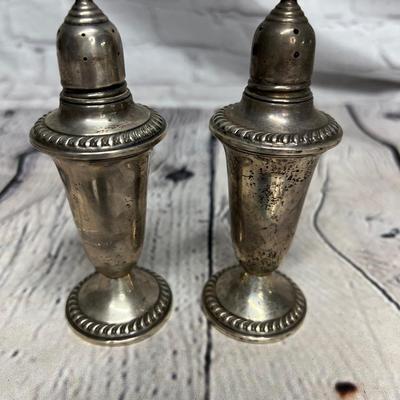 Beautiful Sterling Salt and Pepper Set.