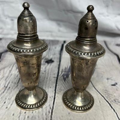 Beautiful Sterling Salt and Pepper Set.