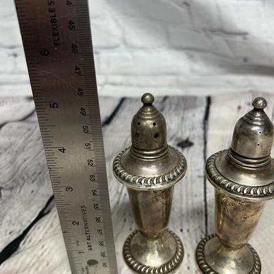 Beautiful Sterling Salt and Pepper Set.
